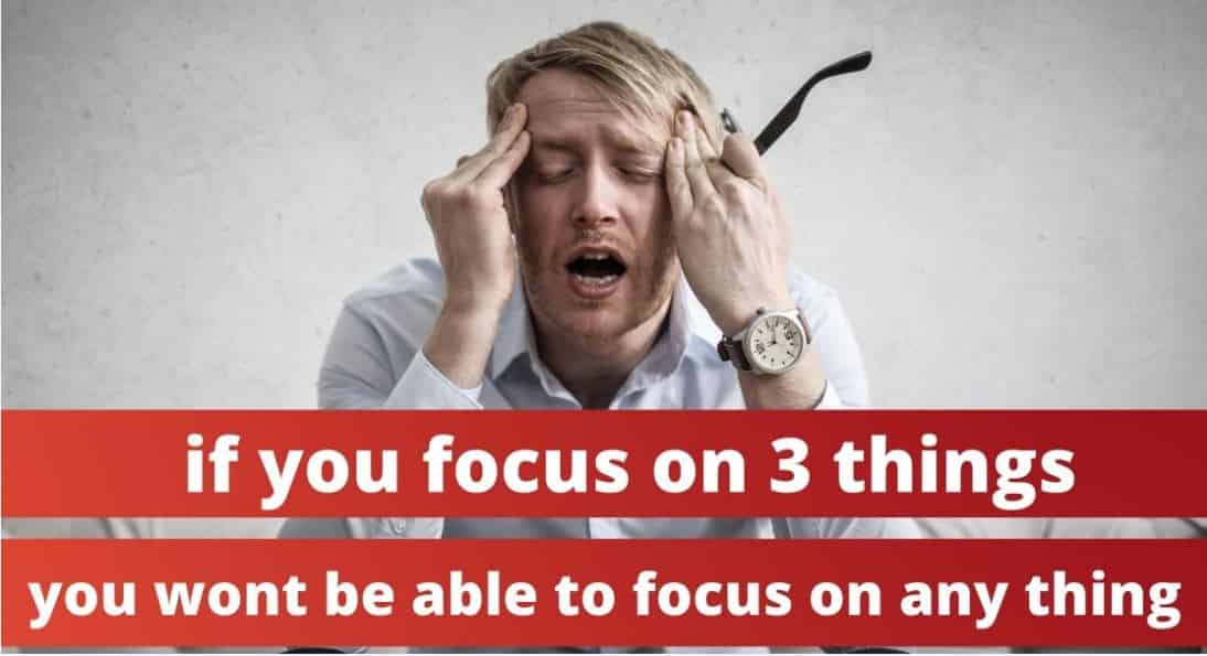 focus one thing