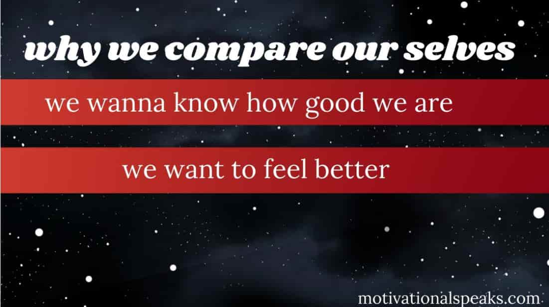 why we compare ourselves